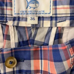Southern Tide Plaid Shorts - Blue and Red